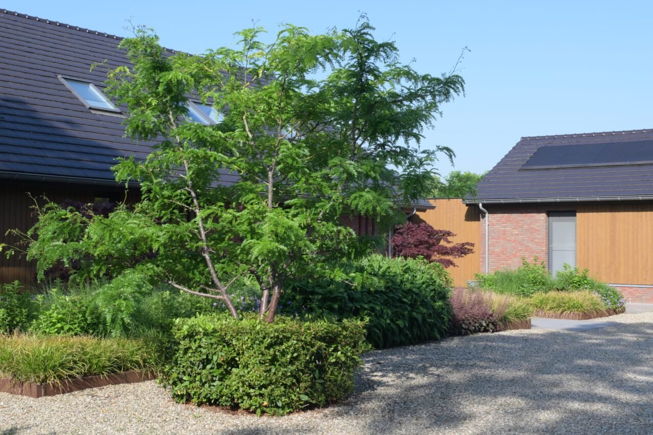 Landelijke tuin met weelderige borders, foto 2